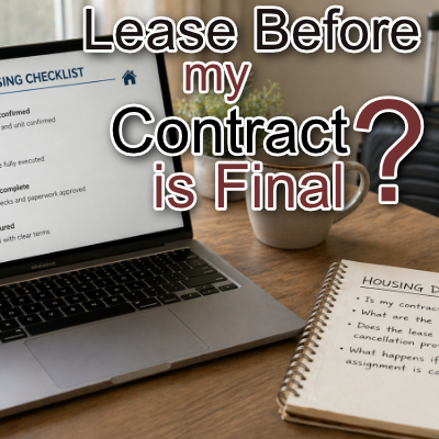 Should You Sign a Lease Before Your Travel Nurse Contract Is Final?